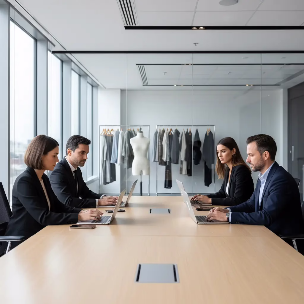 Fashion warehouse staging bulk and B2B orders for distribution