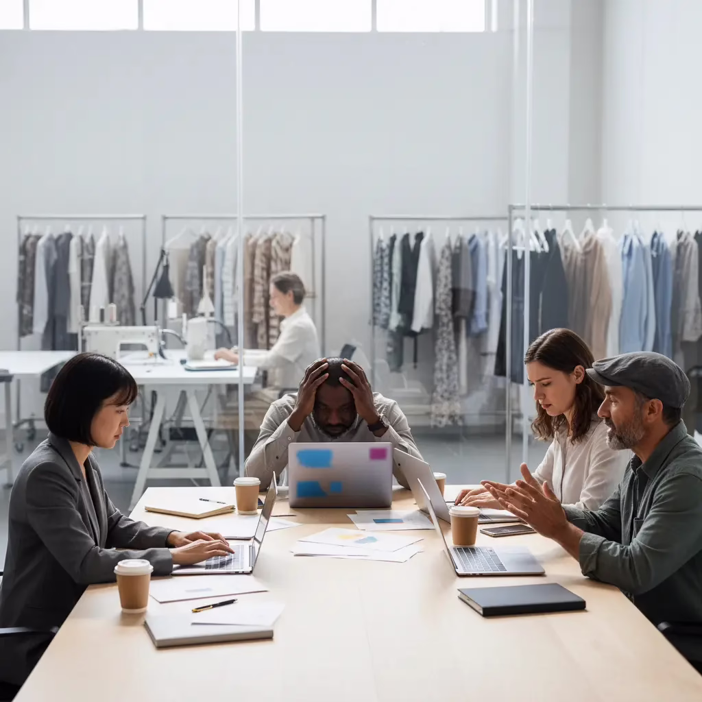 Fashion brand leadership team using separate systems without ERP integration
